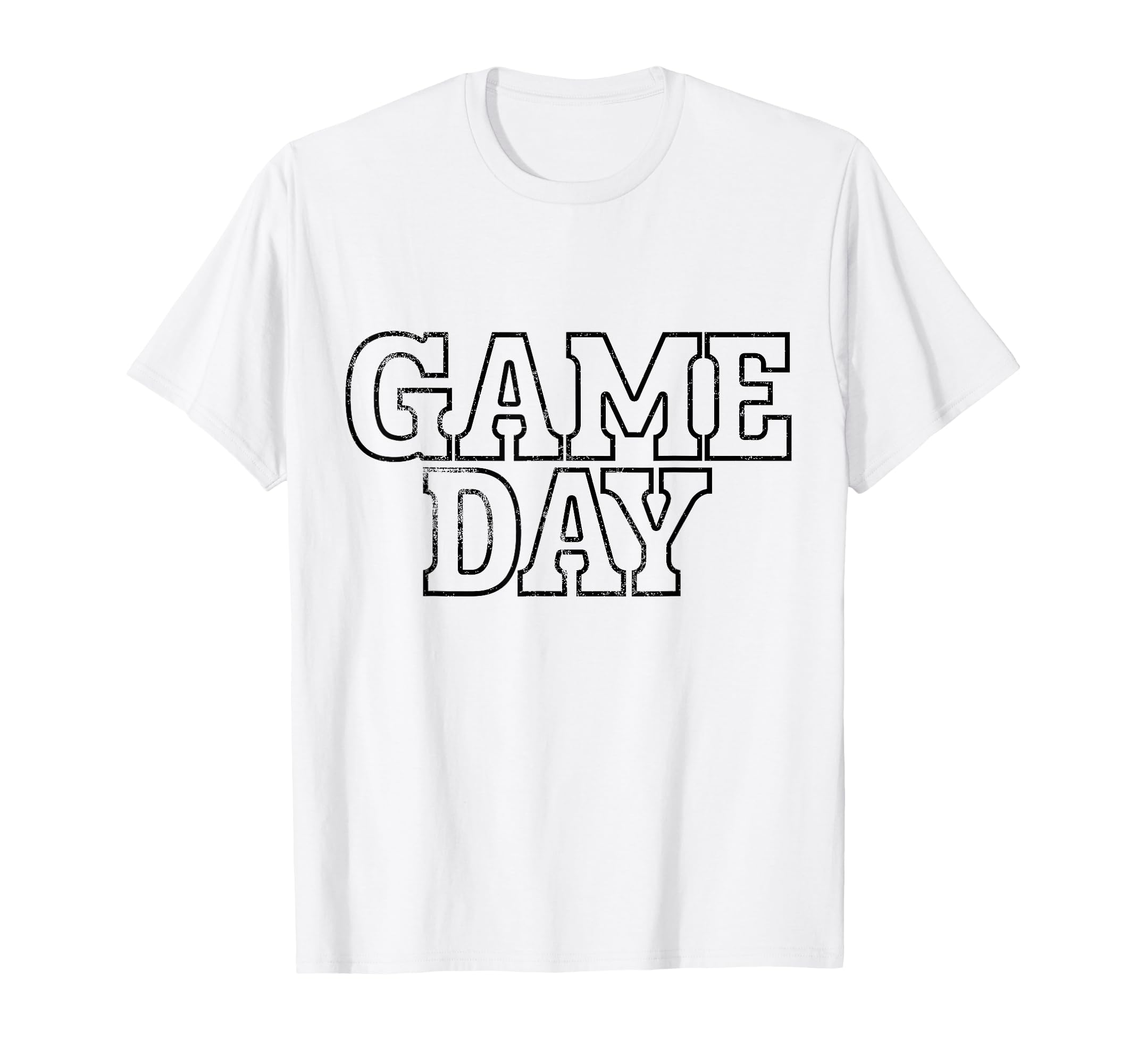 White Game Day Football Basketball T-Shirt - Fun Novelty Design Men Women - T-Shirt, Sweatshirt, Hoodie