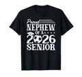 Proud Nephew 2026 Senior Soccer Graduate T-Shirt - Graphic Print Unisex - T-Shirt, Sweatshirt, Hoodie