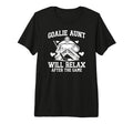 Funny Hockey Goalie Aunt Ice Hockey T-Shirt - Graphic Print Men Women - T-Shirt, Sweatshirt, Hoodie