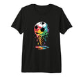 Rainbow Soccer Ball Ice Cream Cone Fun T-Shirt - Custom Art Print Unisex - T-Shirt, Sweatshirt, Hoodie