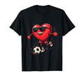 Heart Soccer Gift Sweatshirt - Aesthetic Graphic Men Women - T-Shirt, Sweatshirt, Hoodie