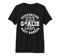 Hockey Goalie Sister Supportive Hockey T-Shirt - Minimalist Print Unisex - T-Shirt, Sweatshirt, Hoodie