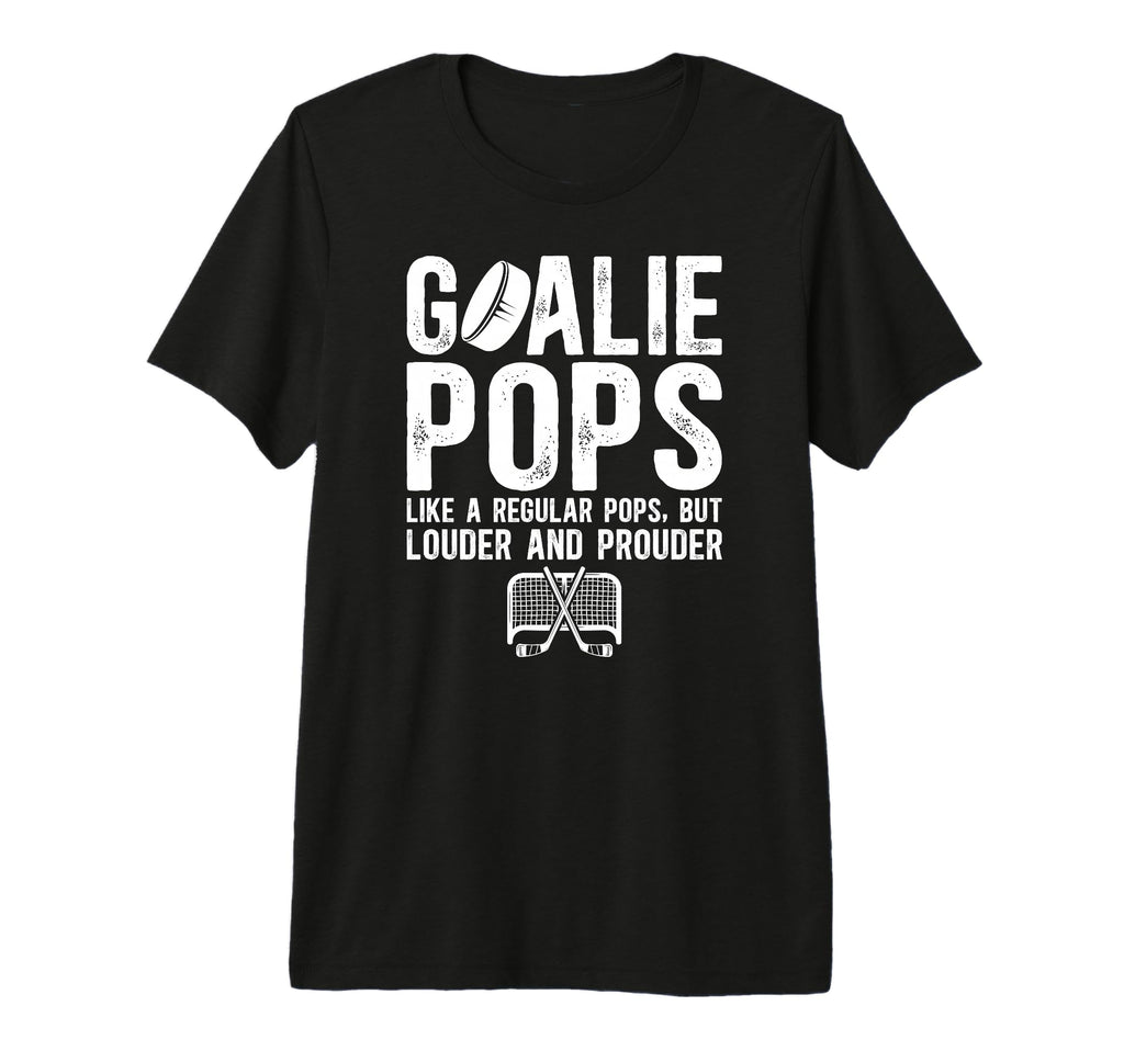 Mens Hockey Goalie Pops Ice Hockey T-Shirt - Aesthetic Graphic Men Women - T-Shirt, Sweatshirt, Hoodie