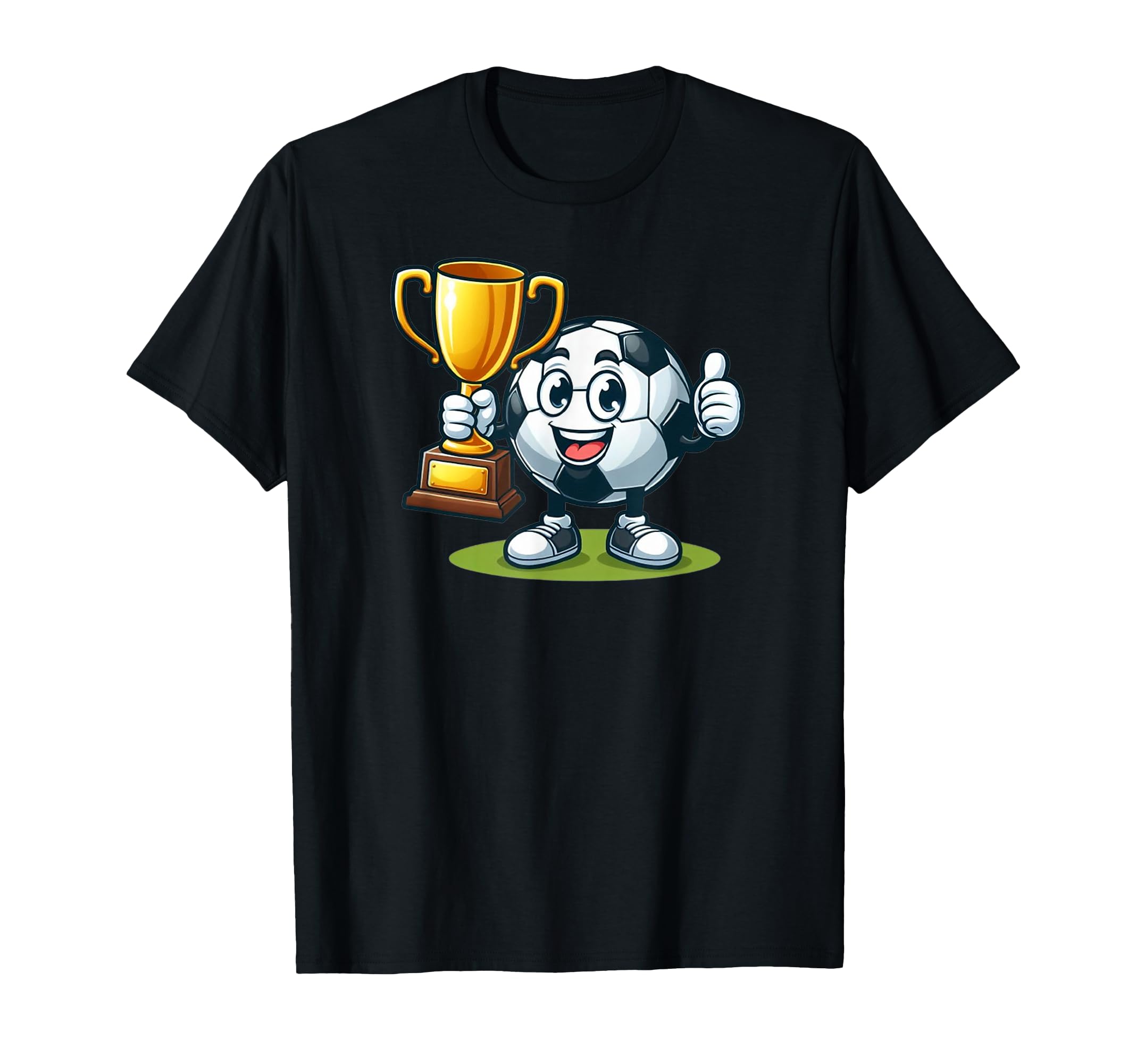Soccer Trophy Winner Champions T-Shirt - Custom Art Print for Adults - T-Shirt, Sweatshirt, Hoodie