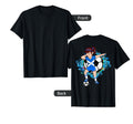 Dabbing Soccer Scotland Jersey Floral T-Shirt - Trendy Graphic for Adults - T-Shirt, Sweatshirt, Hoodie