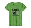 Soccer Soul Warrior Heart Athletic T-Shirt - Casual Everyday Wear Unisex - T-Shirt, Sweatshirt, Hoodie