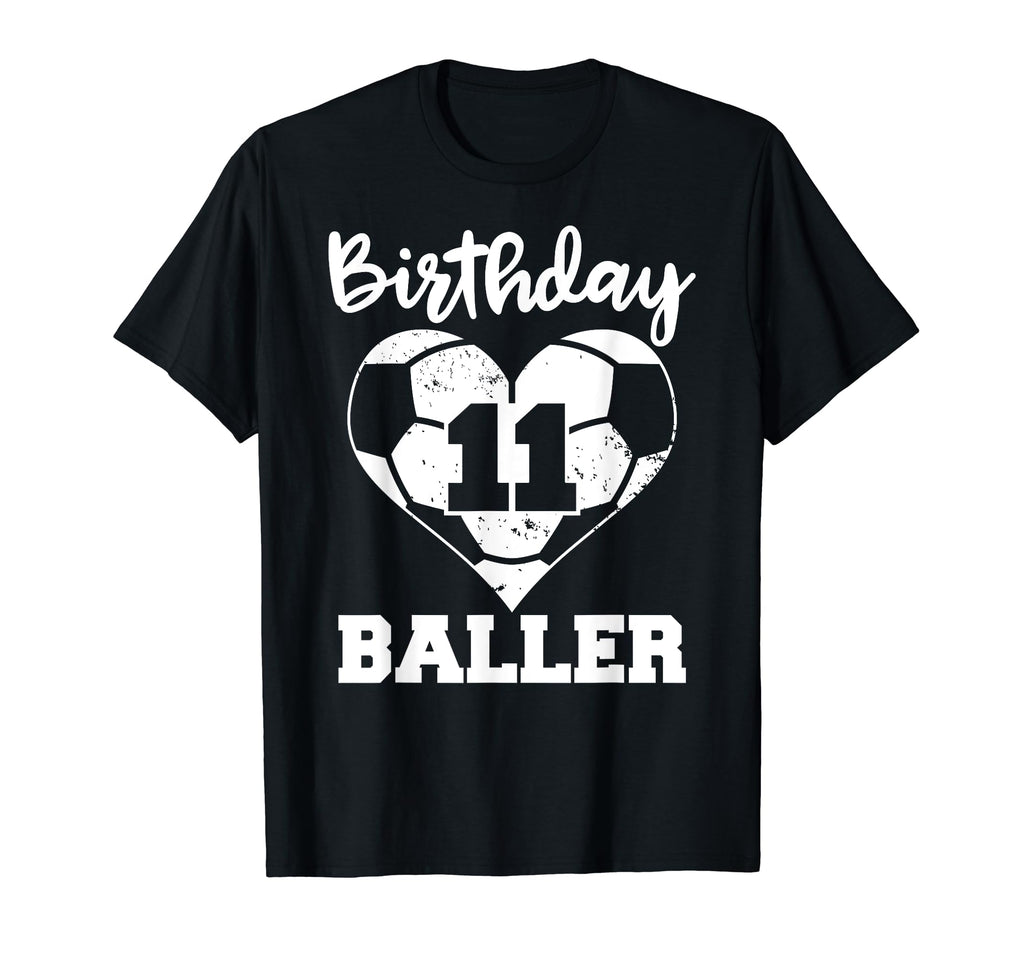 11Th Birthday Baller Funny 11 Year Old T-Shirt - Minimalist Print Unisex - T-Shirt, Sweatshirt, Hoodie