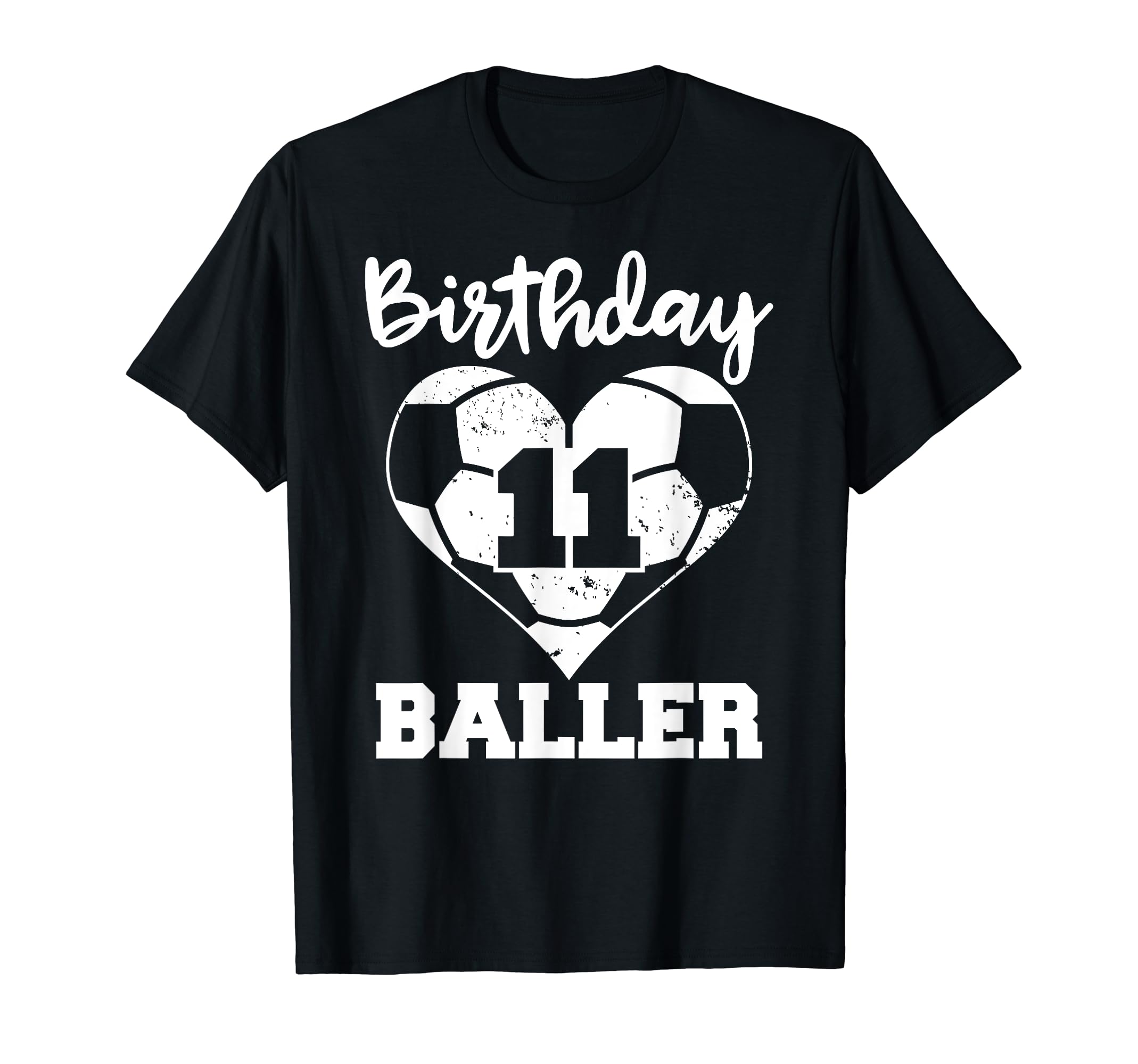 11Th Birthday Baller Funny 11 Year Old T-Shirt - Minimalist Print Unisex - T-Shirt, Sweatshirt, Hoodie