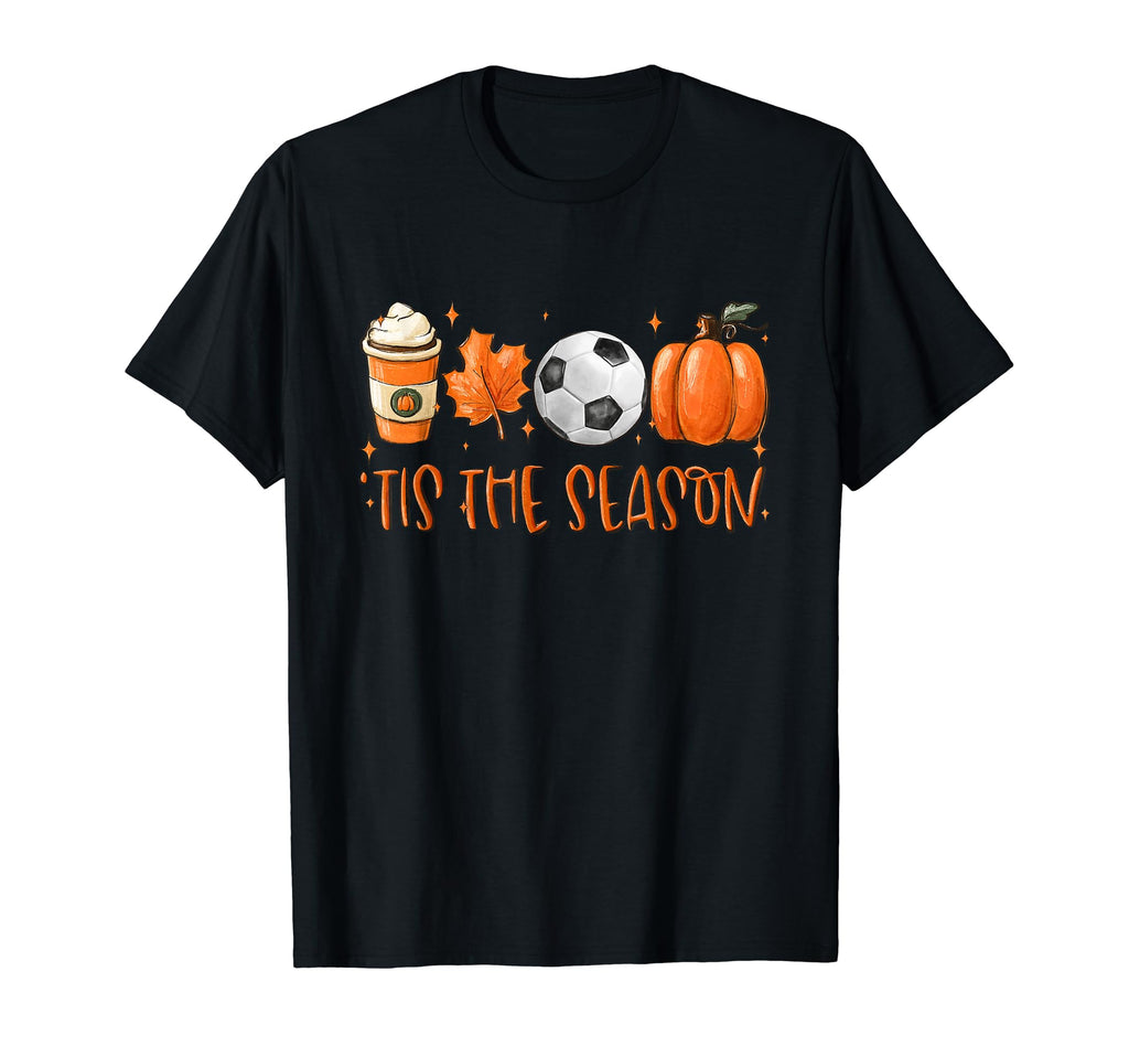 Tis Season Fall Latte Pumpkin Spice T-Shirt - Fun Novelty Design Men Women - T-Shirt, Sweatshirt, Hoodie
