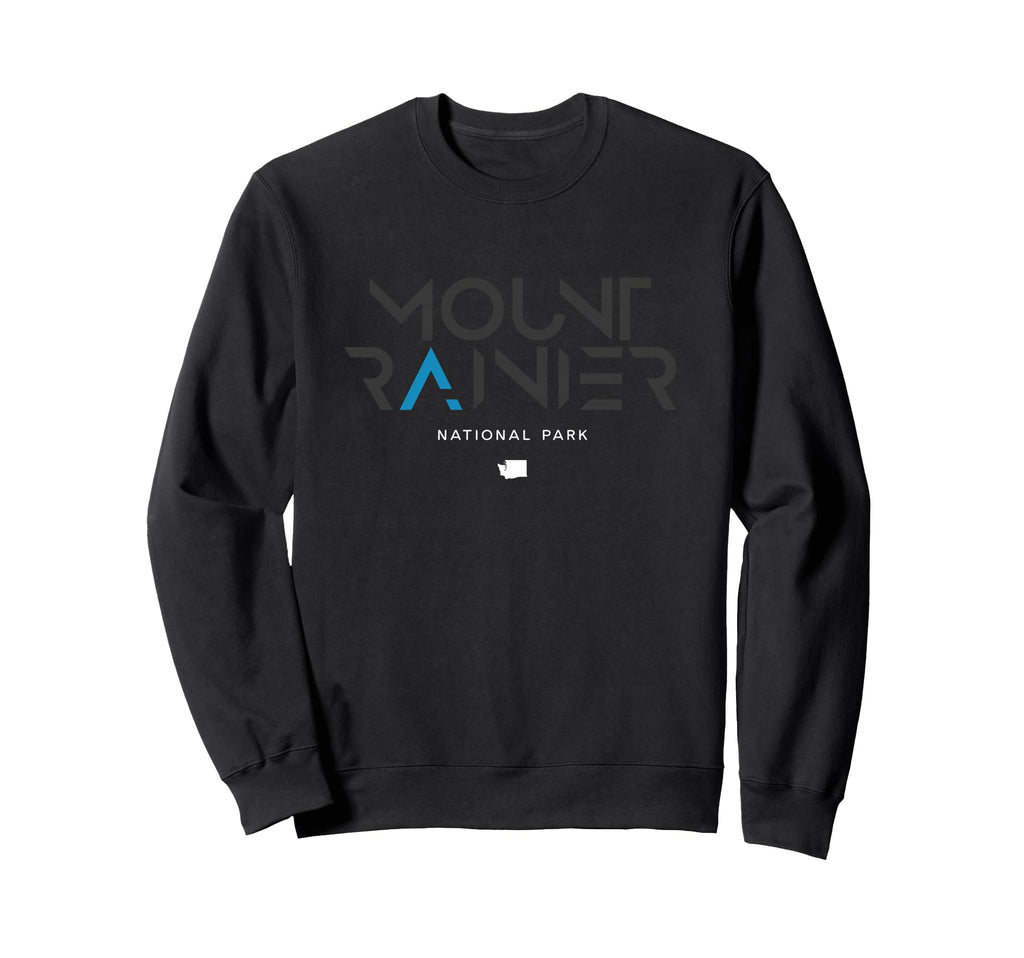 Mount Rainier National Park Washington Sweatshirt - Graphic Print Unisex - T-Shirt, Sweatshirt, Hoodie