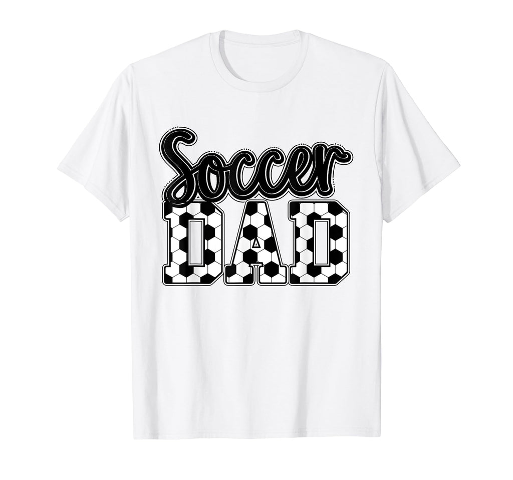 Soccer Dad Groovy Game Day Dad Life T-Shirt - Minimalist Print Unisex - T-Shirt, Sweatshirt, Hoodie