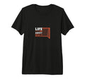 Soccer Life Is About Goals Tri Blend T-Shirt - Minimalist Print Unisex - T-Shirt, Sweatshirt, Hoodie
