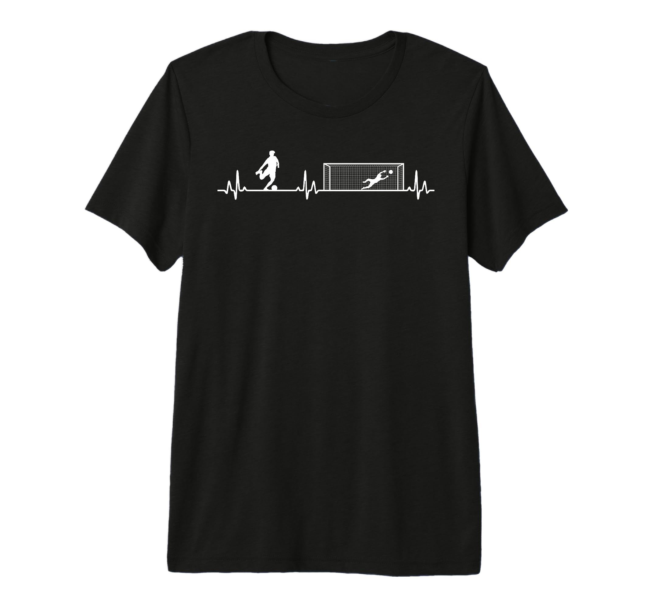 Heartbeat Soccer Players And T-Shirt - Casual Everyday Wear for Adults - T-Shirt, Sweatshirt, Hoodie
