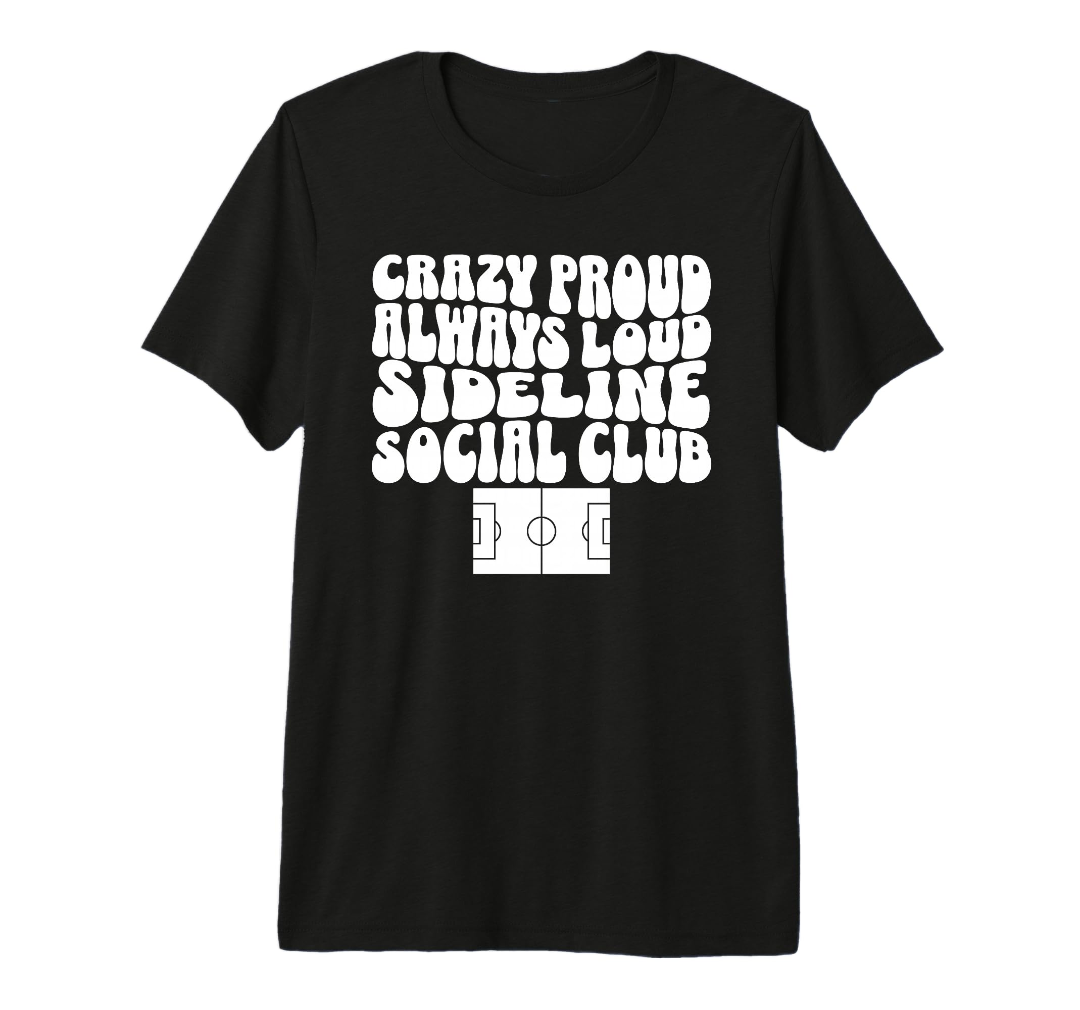 Sideline Social Club Soccer Field T-Shirt - Streetwear Style Men Women - T-Shirt, Sweatshirt, Hoodie