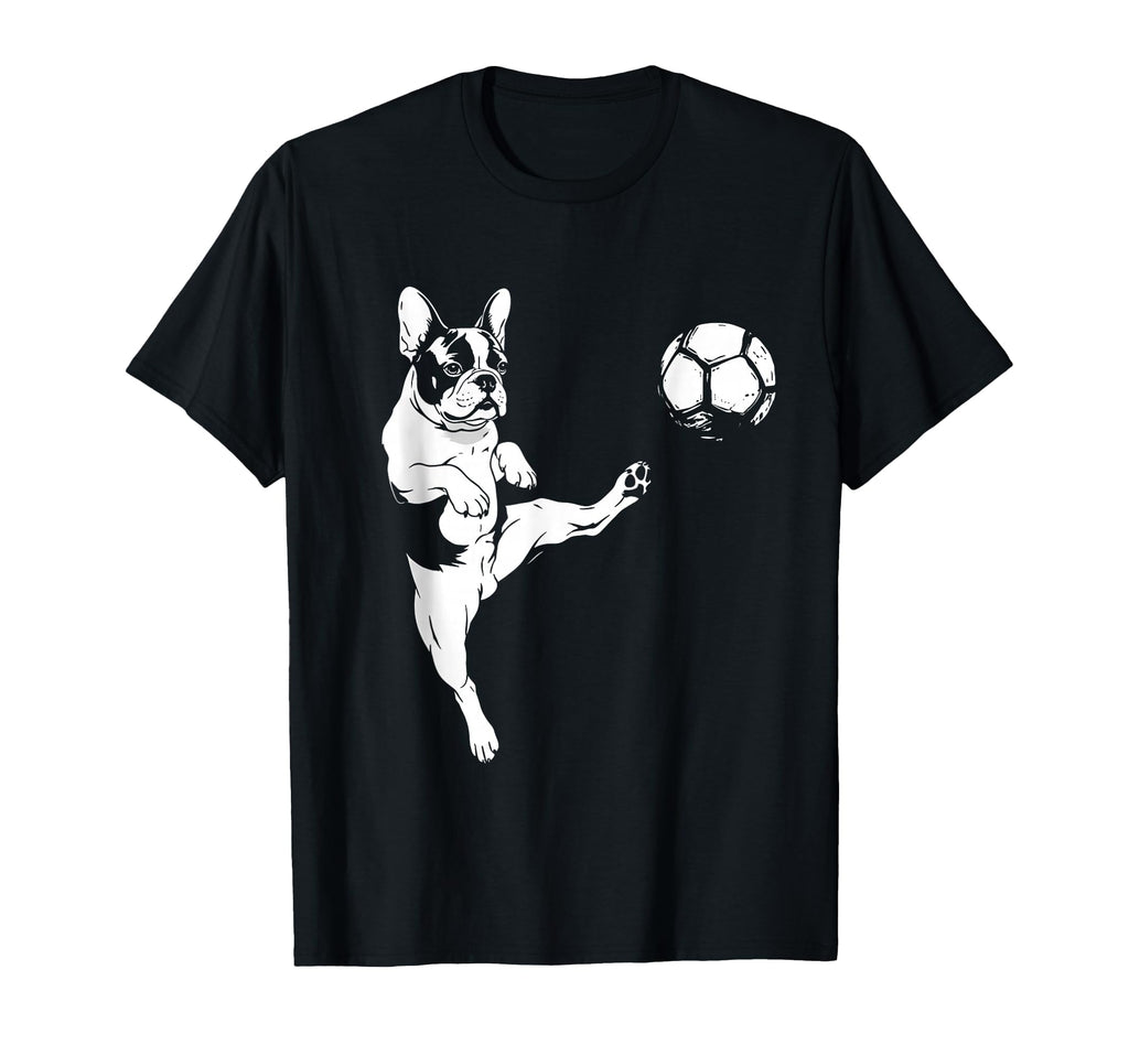 French Bulldog Soccer Player Funny Dog T-Shirt - Graphic Print for Adults - T-Shirt, Sweatshirt, Hoodie