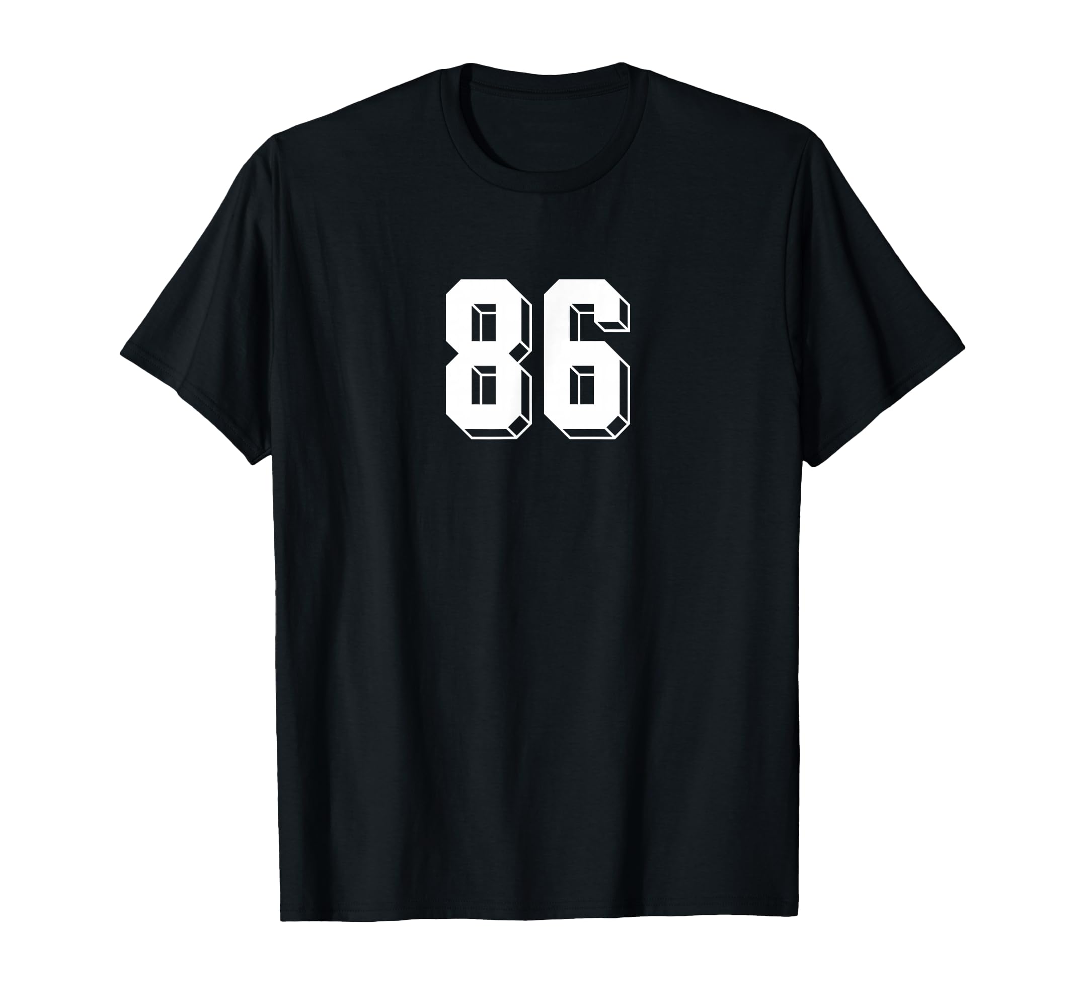 Number 86 80S 90S Soccer Team Jersey T-Shirt - Custom Art Print for Adults - T-Shirt, Sweatshirt, Hoodie