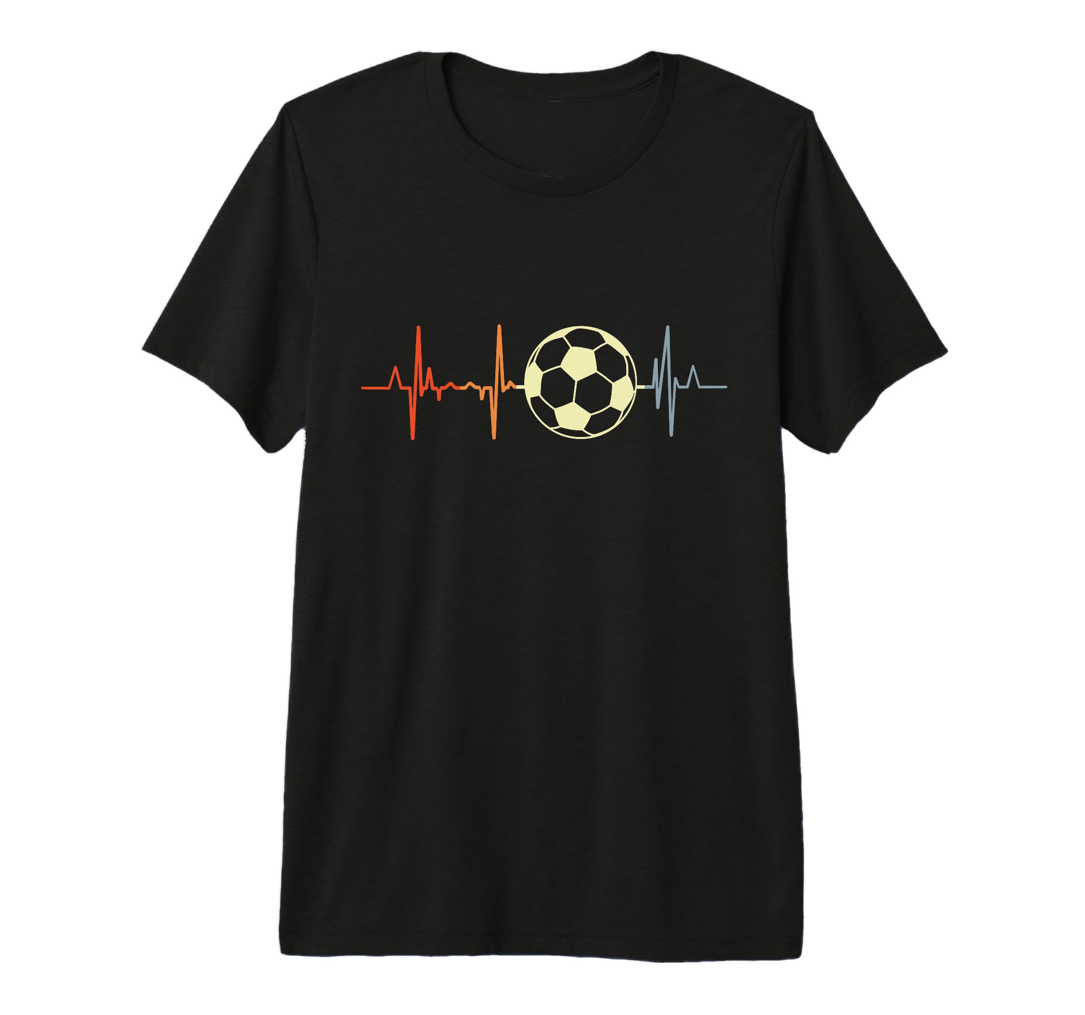 I Love Soccer Heartbeat Football T-Shirt - Fun Novelty Design Unisex - T-Shirt, Sweatshirt, Hoodie