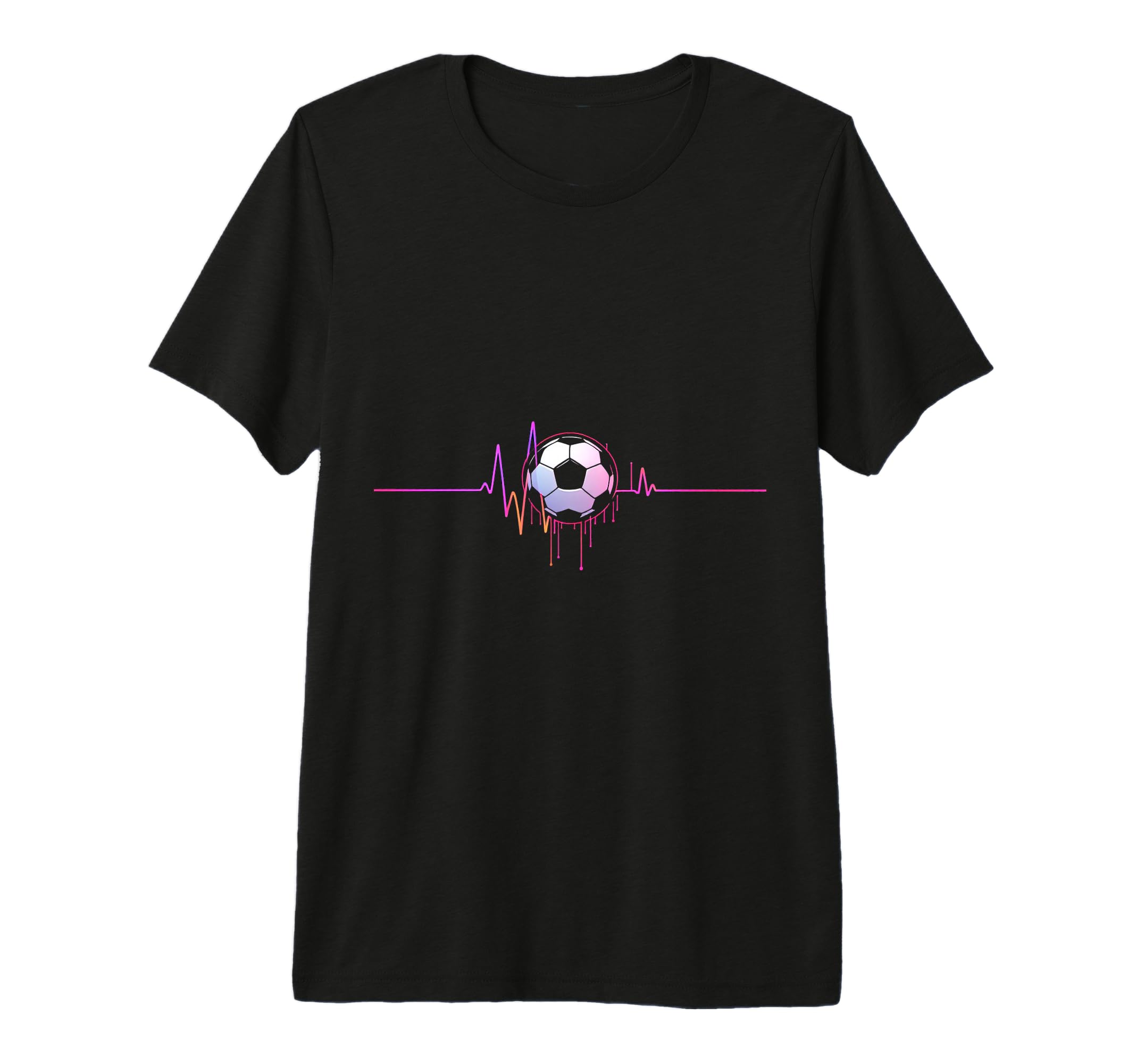 Soccer Heartbeat Minimalist Tri Blend T-Shirt - Streetwear Style Men Women - T-Shirt, Sweatshirt, Hoodie
