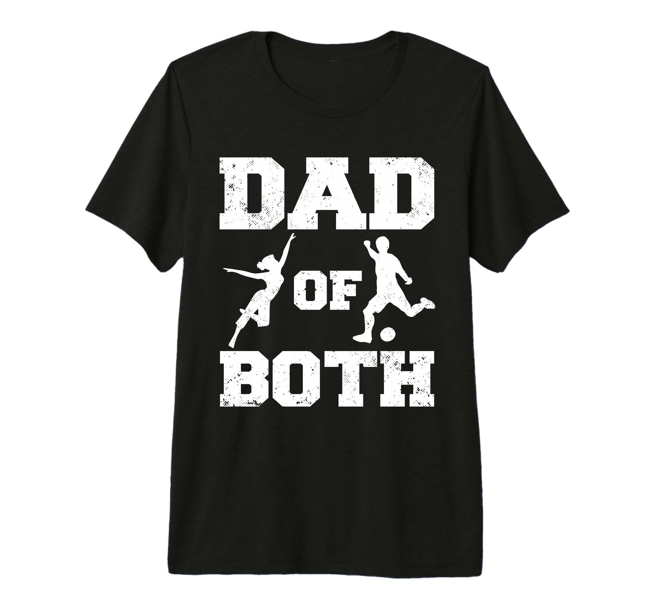 Mens Dad Both Funny Dance Soccer T-Shirt - Fun Novelty Design for Adults - T-Shirt, Sweatshirt, Hoodie