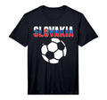 Proud Slovakia Soccer Fans Jersey T-Shirt - Graphic Print Men Women - T-Shirt, Sweatshirt, Hoodie