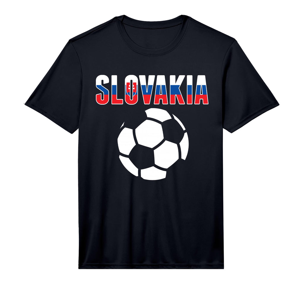 Proud Slovakia Soccer Fans Jersey T-Shirt - Novelty Apparel for Adults - T-Shirt, Sweatshirt, Hoodie