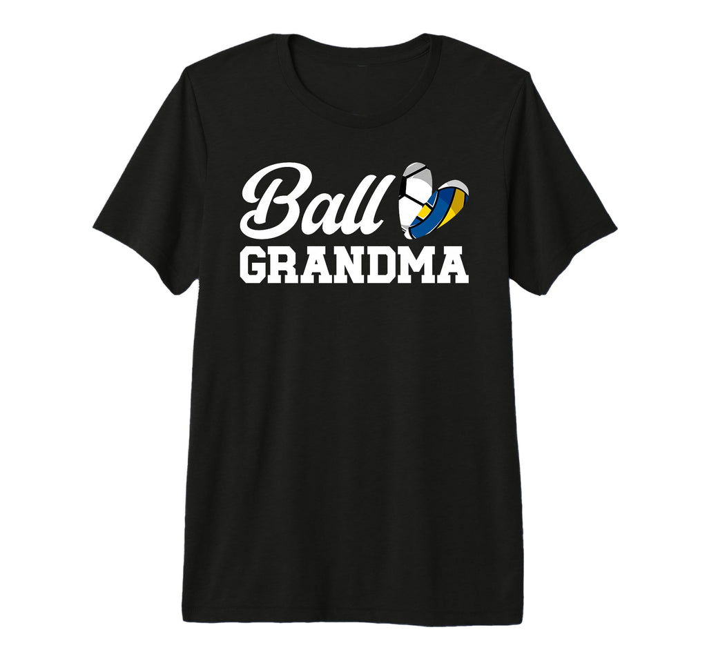 Ball Grandma Heart Volleyball Soccer T-Shirt - Streetwear Style Men Women - T-Shirt, Sweatshirt, Hoodie
