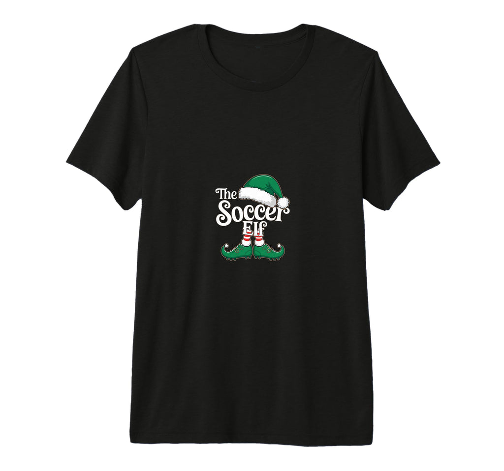 Soccer Elf Matching Family Soccer Elf Tri T-Shirt - Trendy Graphic Unisex - T-Shirt, Sweatshirt, Hoodie