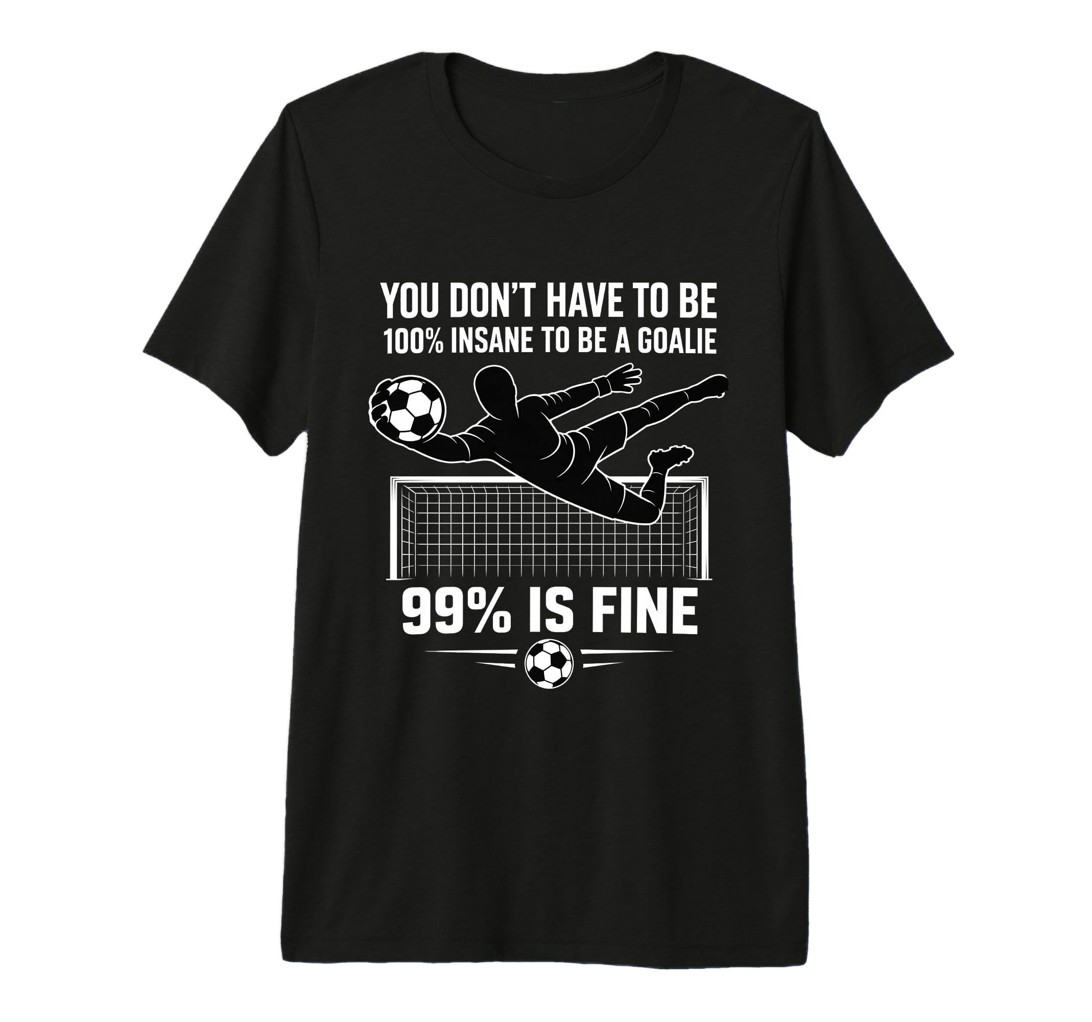 You Dont Have To Be 100 Insane To Be T-Shirt - Minimalist Print Unisex - T-Shirt, Sweatshirt, Hoodie