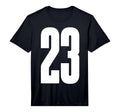 Sports Team White Number 23 Performance T-Shirt - Trendy Graphic Unisex - T-Shirt, Sweatshirt, Hoodie