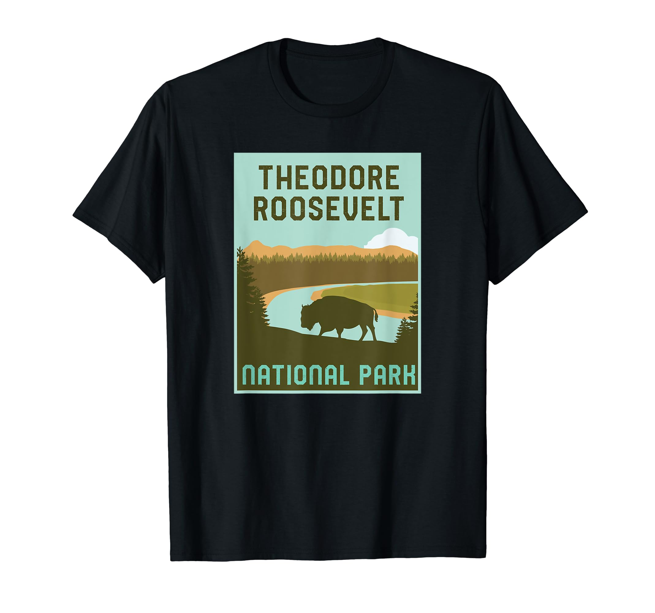 Theodore Roosevelt National Park North T-Shirt - Unique Graphic for Adults - T-Shirt, Sweatshirt, Hoodie