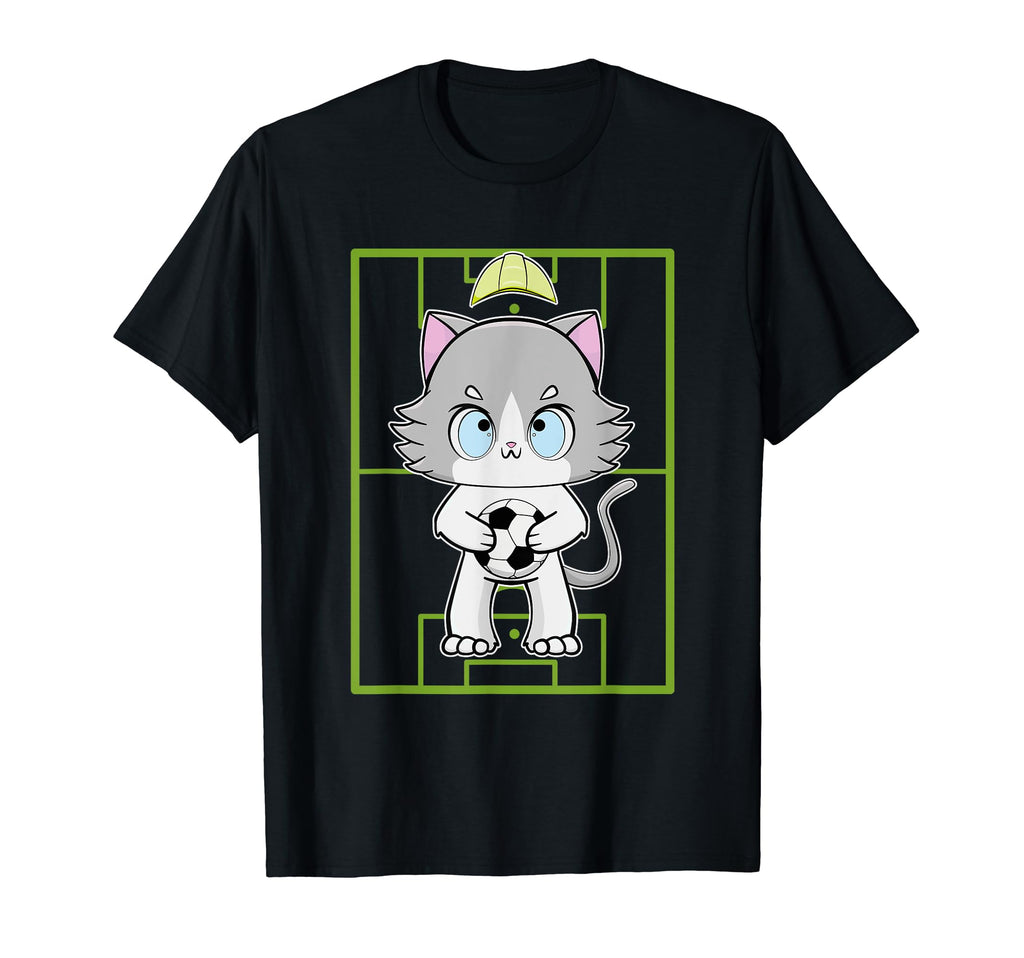 Ragdoll Cat Anime Feline Soccer T-Shirt - Casual Everyday Wear Unisex - T-Shirt, Sweatshirt, Hoodie