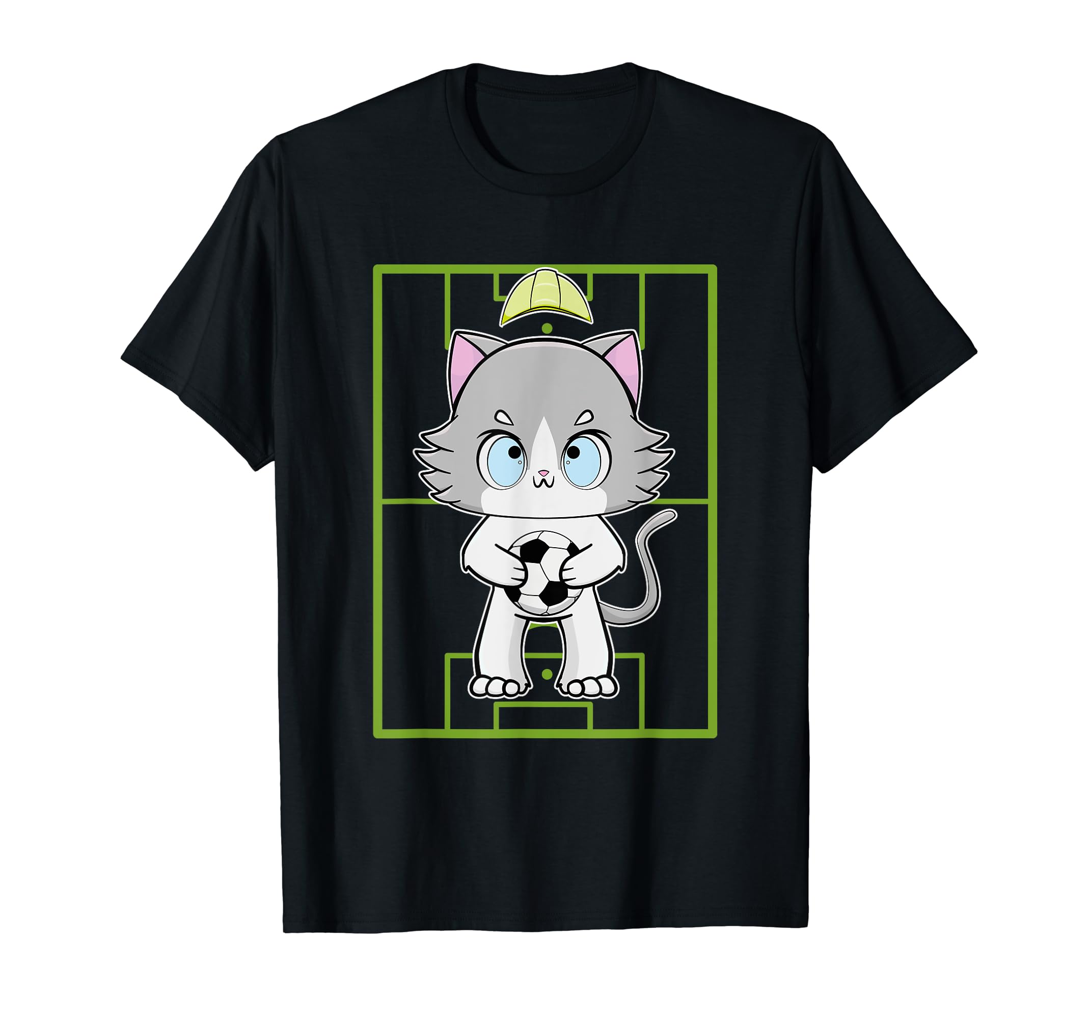 Ragdoll Cat Anime Feline Soccer T-Shirt - Casual Everyday Wear Unisex - T-Shirt, Sweatshirt, Hoodie