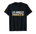 Los Angeles Yellow White Soccer Fan T-Shirt - Novelty Apparel Unisex - T-Shirt, Sweatshirt, Hoodie