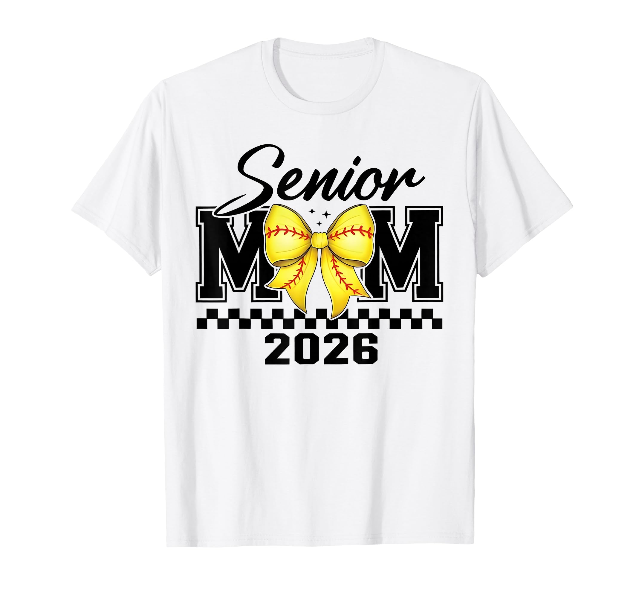 Groovy Senior Mom Softball Class 2026 T-Shirt - Graphic Print Men Women - T-Shirt, Sweatshirt, Hoodie