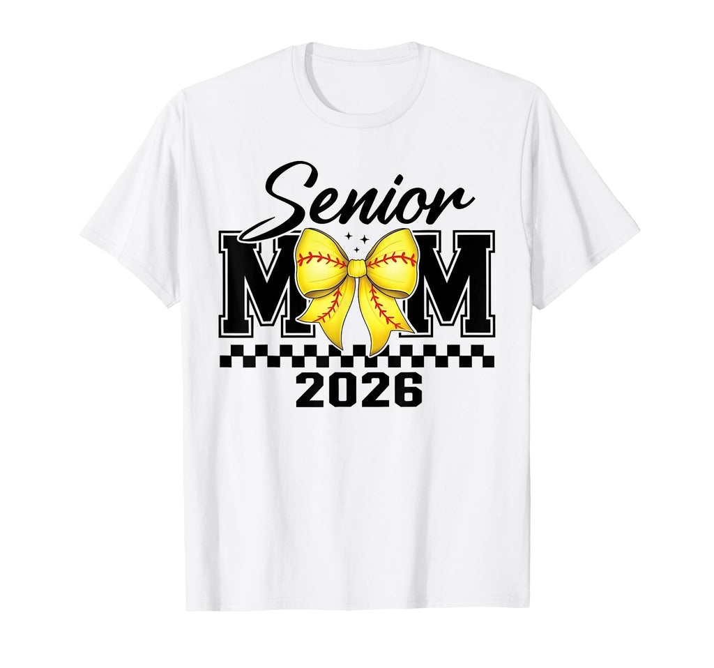 Groovy Senior Mom Softball Class 2026 T-Shirt - Streetwear Style Men Women - T-Shirt, Sweatshirt, Hoodie