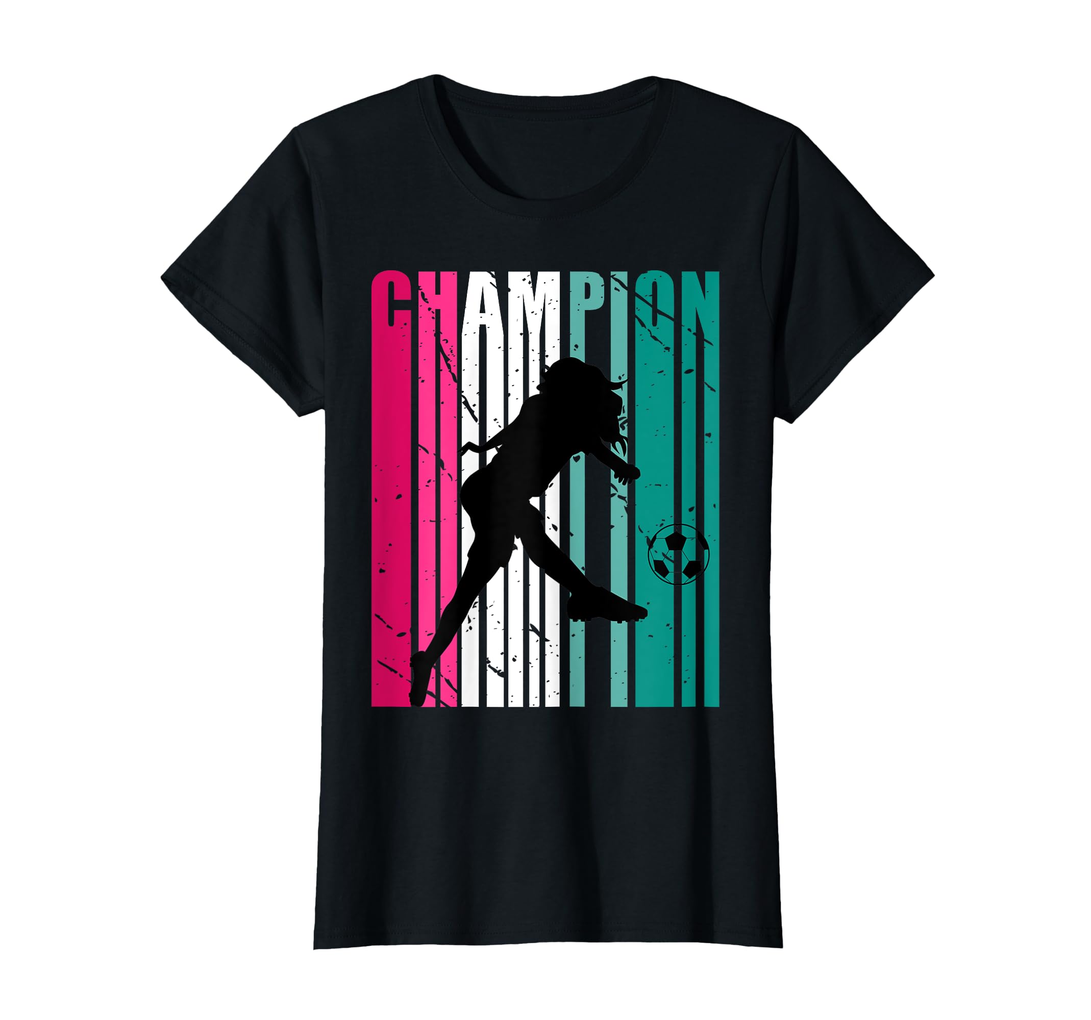 Champion Soccer Football Silhouette T-Shirt - Minimalist Print Unisex - T-Shirt, Sweatshirt, Hoodie