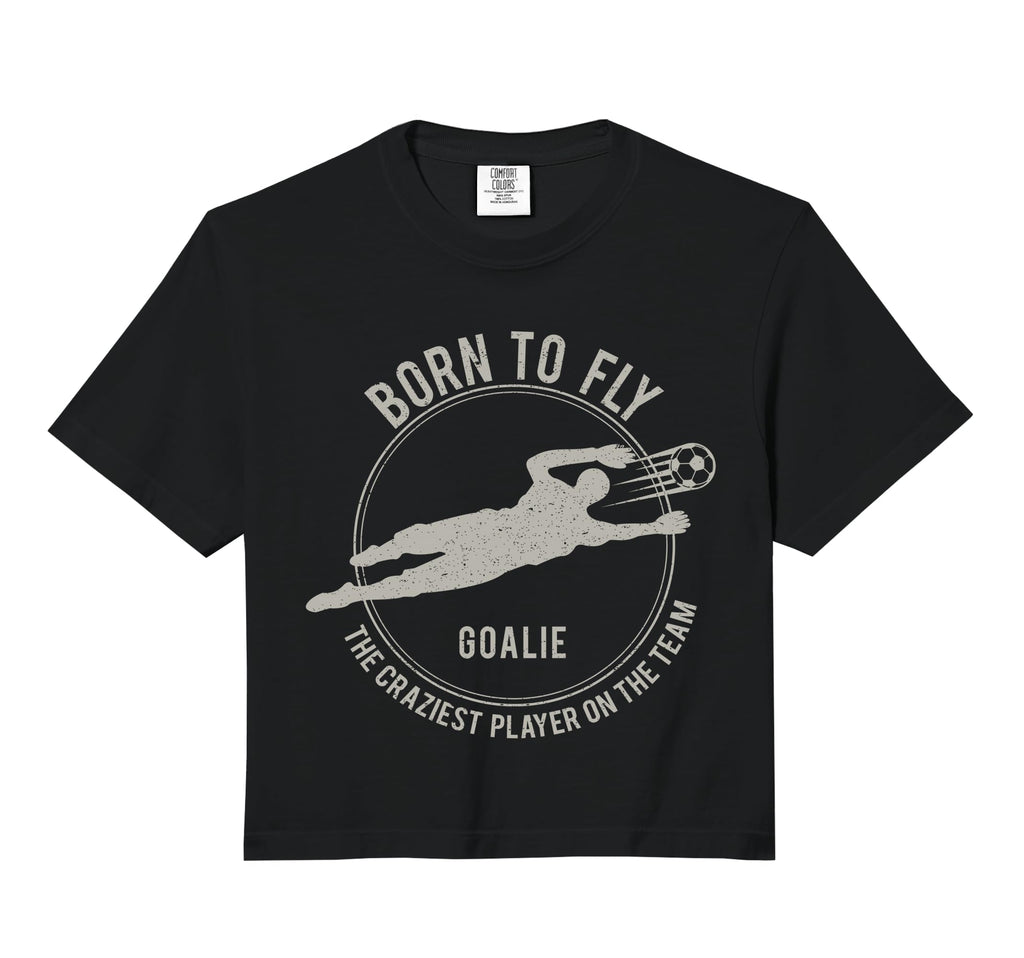 Funny Goalkeeper Soccer Goalie Born To Hoodie - Novelty Apparel Men Women - T-Shirt, Sweatshirt, Hoodie