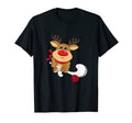 Reindeer Goalkeeper Field Hockey T-Shirt - Fun Novelty Design Men Women - T-Shirt, Sweatshirt, Hoodie