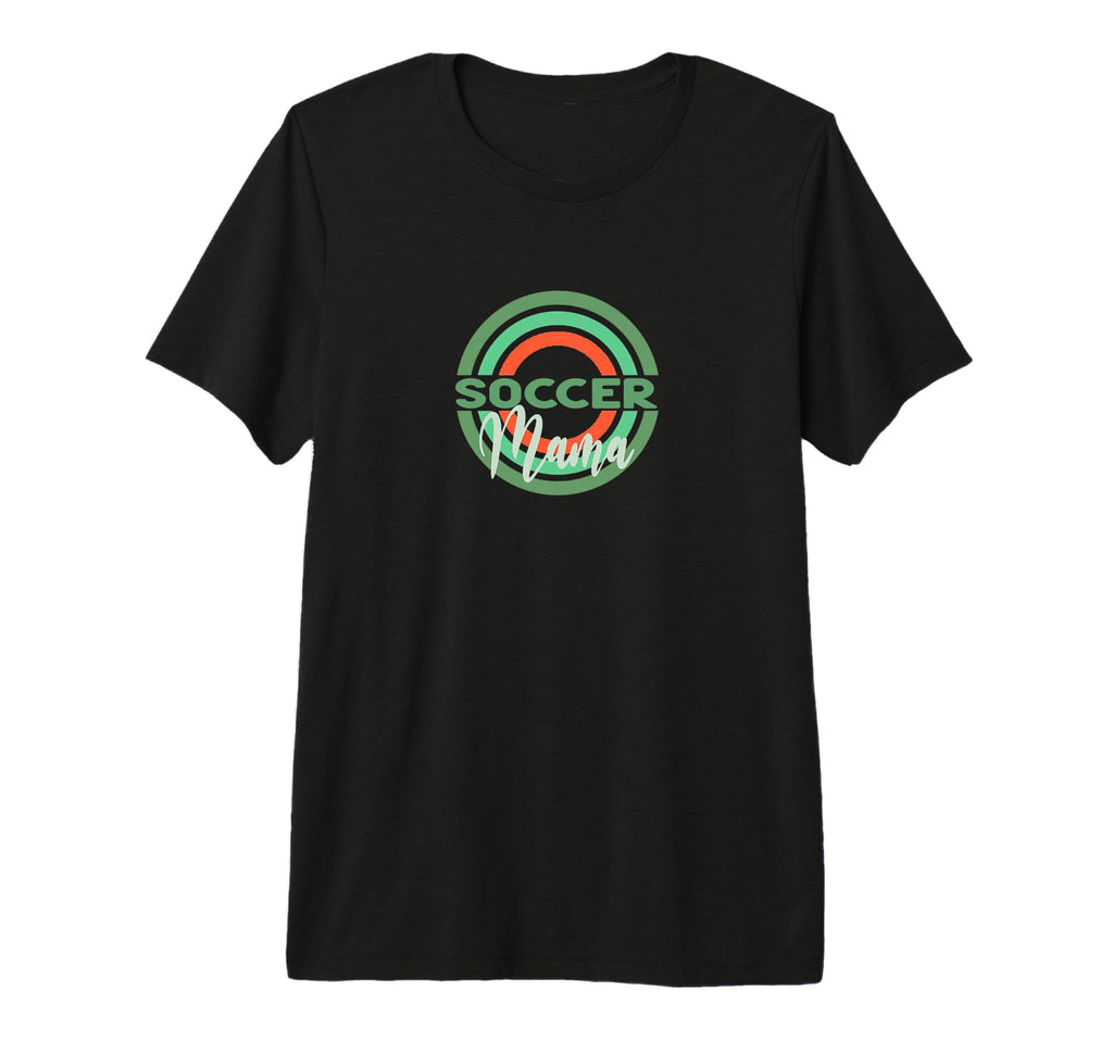 Soccer Mama Modern Soccer Circles Tri T-Shirt - Custom Art Print Men Women - T-Shirt, Sweatshirt, Hoodie
