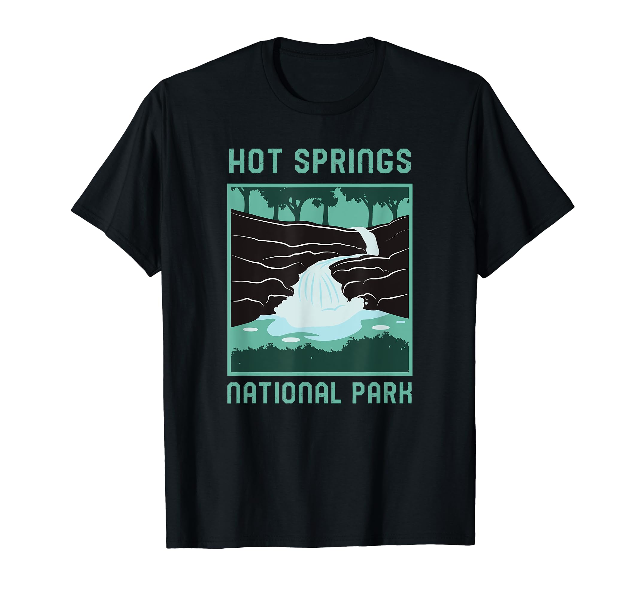 Hot Springs National Park Arkansas T-Shirt - Unique Graphic for Adults - T-Shirt, Sweatshirt, Hoodie