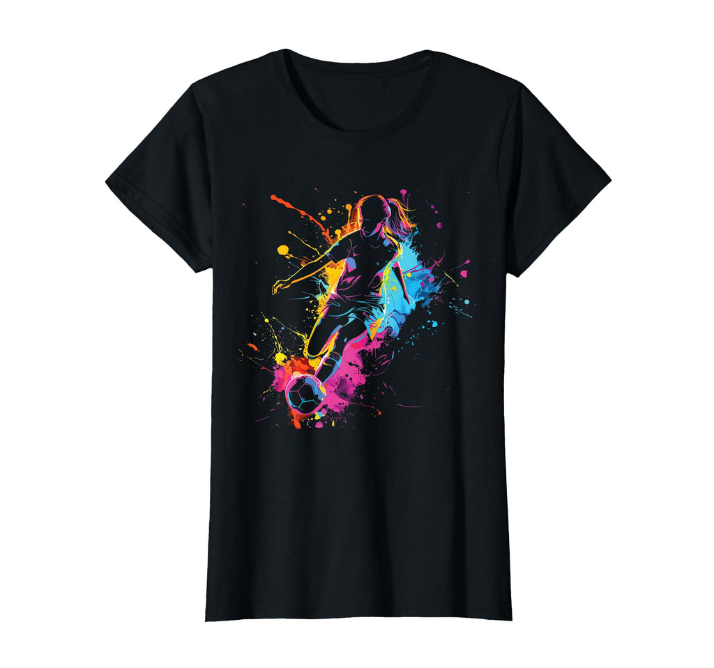 Ball Game Football Paint Splash T-Shirt - Streetwear Style for Adults - T-Shirt, Sweatshirt, Hoodie