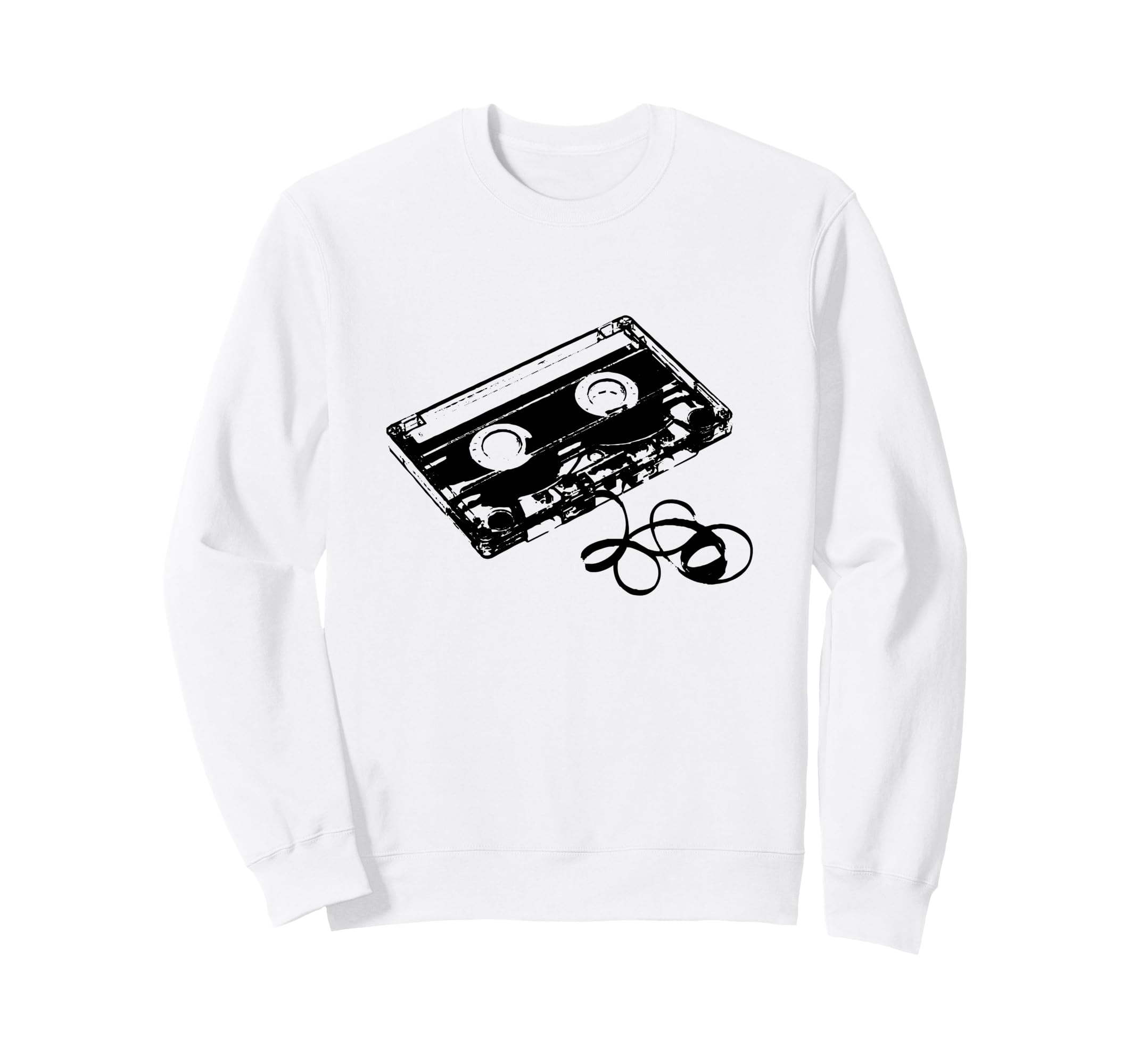 Tangled Cassette Tape Sweatshirt - Aesthetic Graphic for Adults - T-Shirt, Sweatshirt, Hoodie