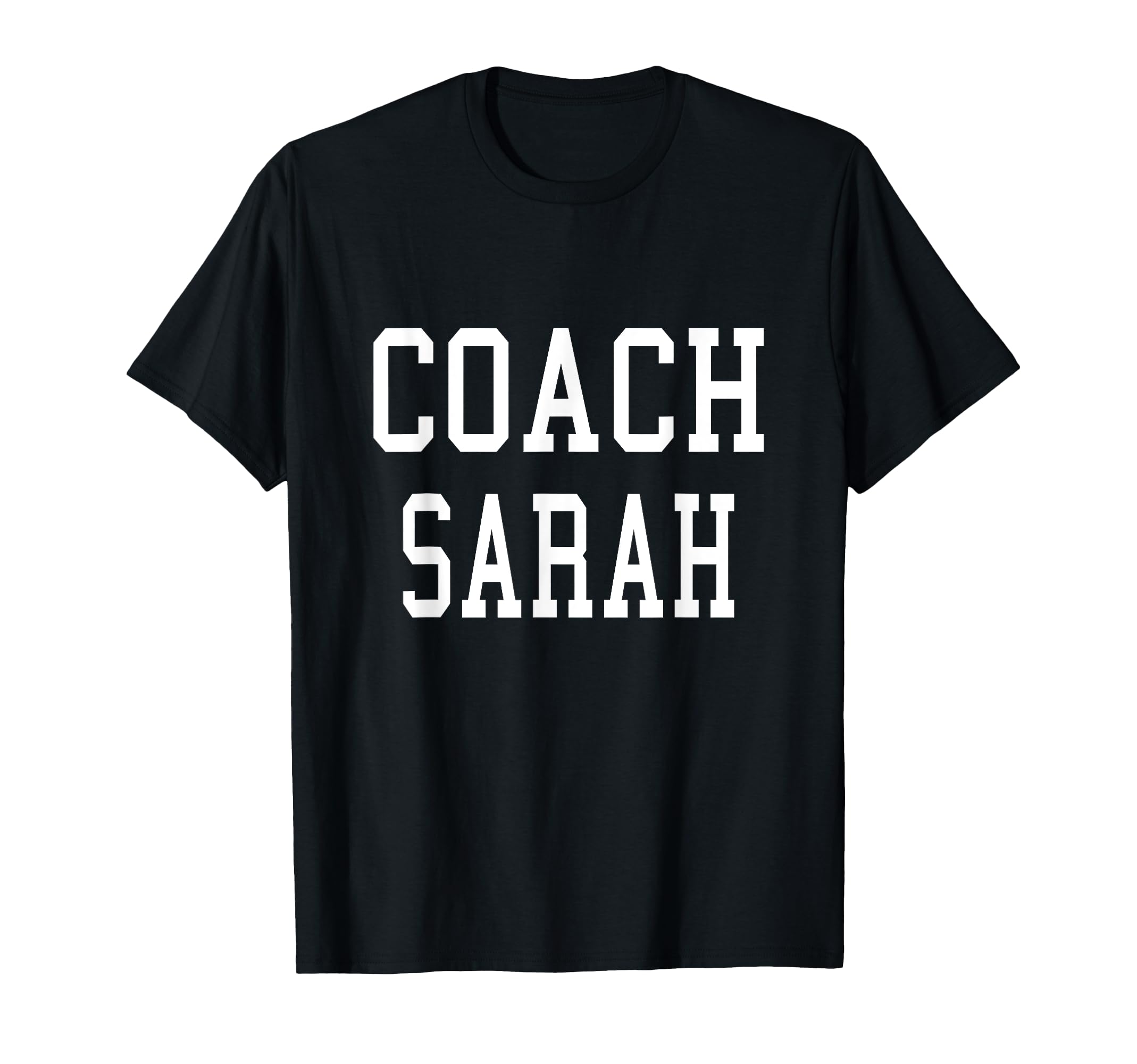 Coach Sarah Custom Football Soccer T-Shirt - Minimalist Print Men Women - T-Shirt, Sweatshirt, Hoodie