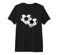 Soccer Heart Passion Sports Fan T-Shirt - Casual Everyday Wear Men Women - T-Shirt, Sweatshirt, Hoodie