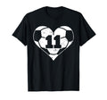 Soccer Number 11 Jersey Funny T-Shirt - Casual Everyday Wear Men Women - T-Shirt, Sweatshirt, Hoodie