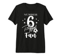Number 6 Biggest Fan Soccer Player Family T-Shirt - Graphic Print Unisex - T-Shirt, Sweatshirt, Hoodie
