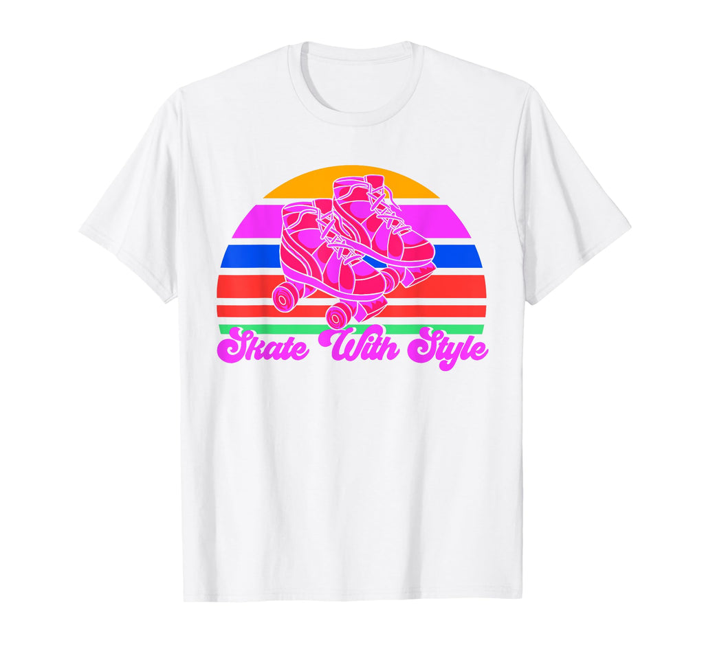 Roller Skates Skate Roller Skating T-Shirt - Graphic Print Men Women - T-Shirt, Sweatshirt, Hoodie