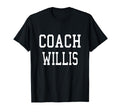 Coach Willis Custom Football Soccer T-Shirt - Graphic Print for Adults - T-Shirt, Sweatshirt, Hoodie