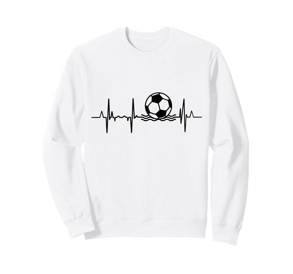 Beach Soccer Heartbeat Sweatshirt - Fun Novelty Design for Adults - T-Shirt, Sweatshirt, Hoodie