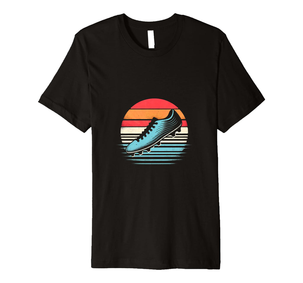 Soccer Cleat Sunset T-Shirt - Unique Graphic Unisex - T-Shirt, Sweatshirt, Hoodie